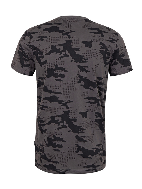 Sam 73 Crno-siva muška majica s uzorkom SAM 73 Jeff