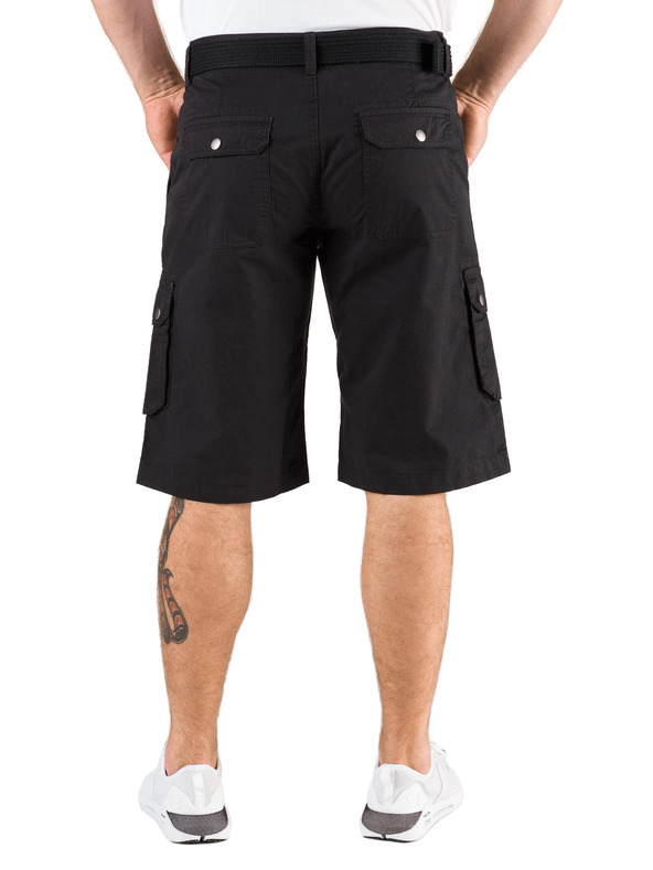 Sam 73 Crne muške kratke hlače s džepovima SAM 73