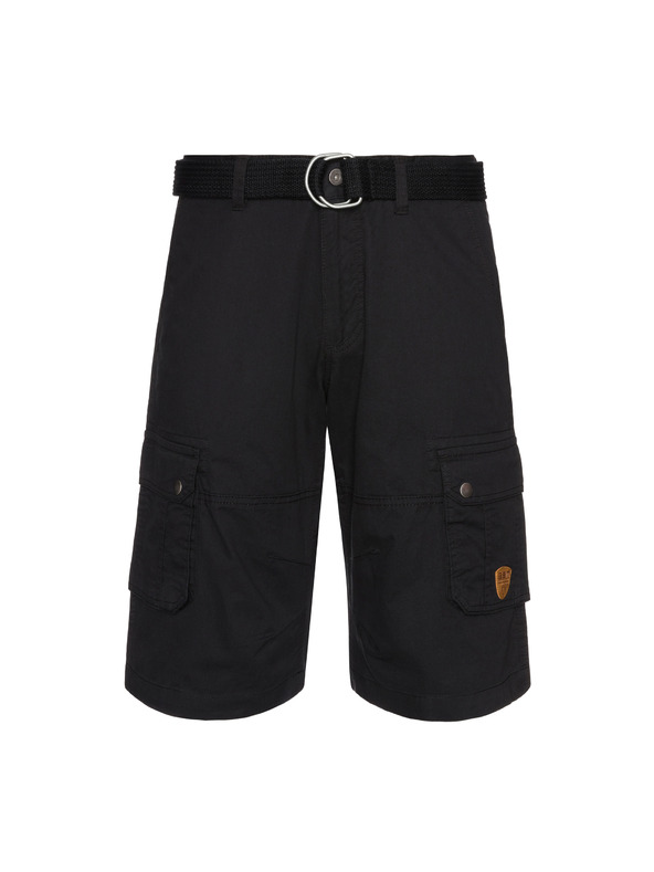 Sam 73 Crne muške kratke hlače s džepovima SAM 73