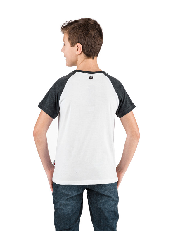 Sam 73 Crno-bijela majica za dječake s printom SAM 73