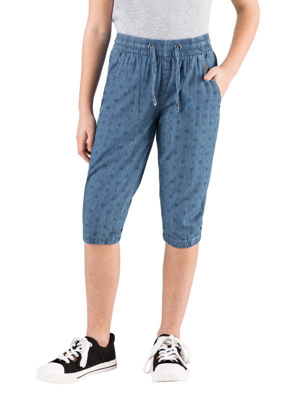 Sam 73 Plave 3/4 hlače s uzorkom za djevojčice SAM 73