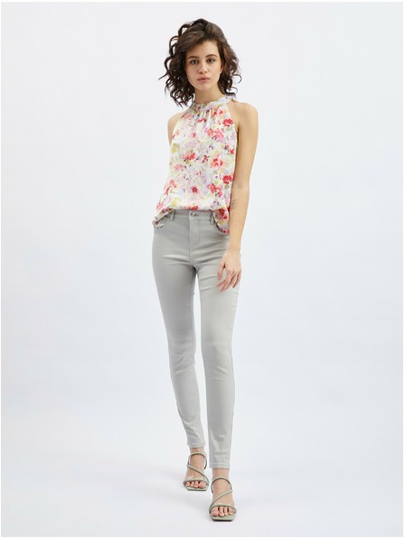 Orsay Svjetlosive ženske traperice uskog kroja ORSAY