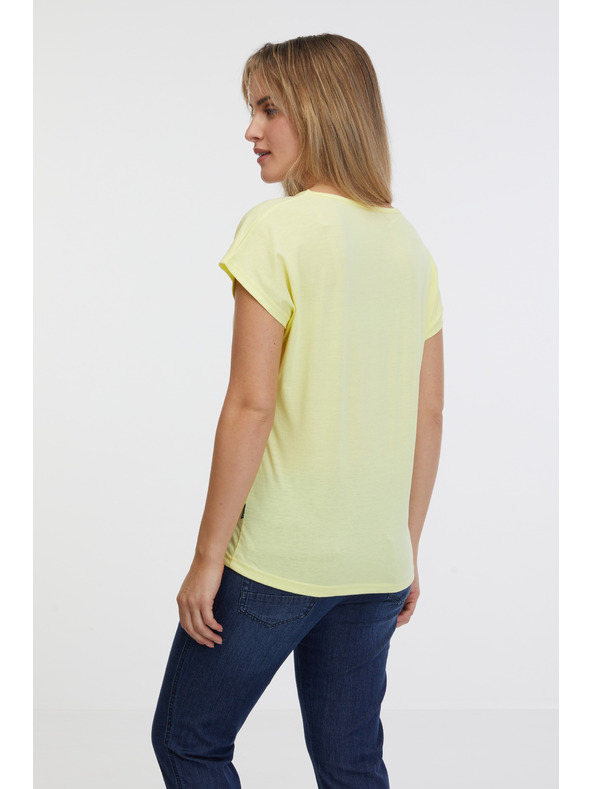 Sam 73 Svijetložuta ženska majica SAM 73 Clorinda