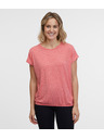Sam 73 Koraljna ženska brindirana majica kratkih rukava SAM 73 Juliana