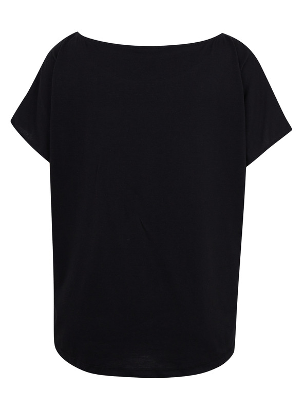 Sam 73 Crna ženska majica s printom SAM73 Circinus