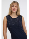 Sam 73 Tamnoplava ženska majica bez rukava SAM 73 Candela