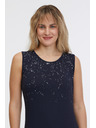 Sam 73 Tamnoplava ženska majica bez rukava SAM 73 Candela