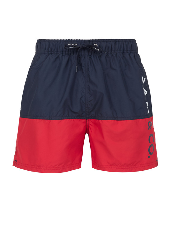 Sam 73 Crveno-plavi muški kupaći kostim SAM 73 Eduardo