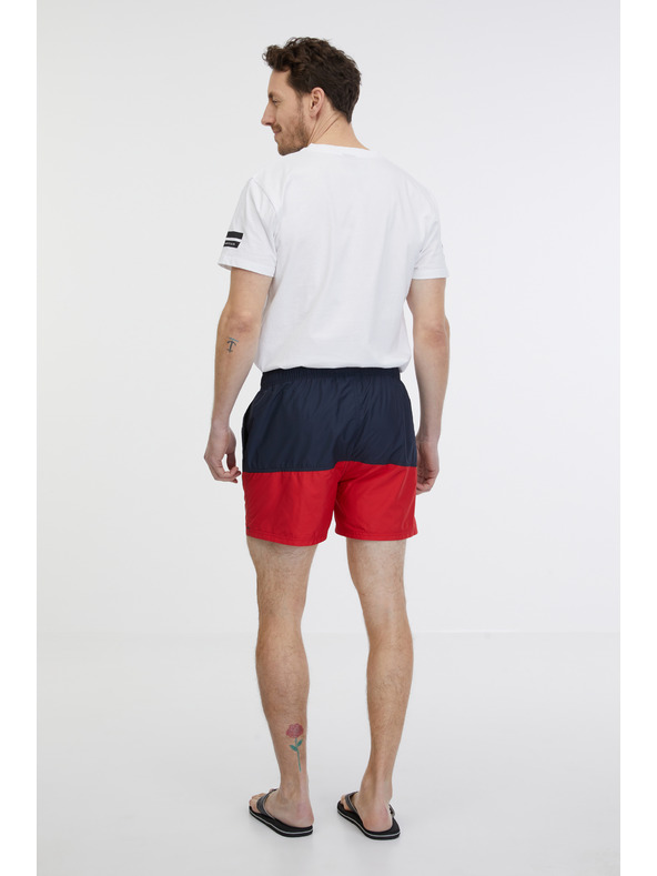 Sam 73 Crveno-plavi muški kupaći kostim SAM 73 Eduardo