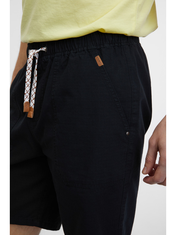 Sam 73 Crne muške kratke hlače SAM 73 Carlos