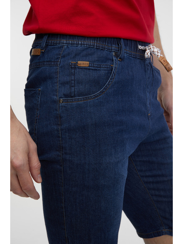 Sam 73 Tamnoplave muške traper kratke hlače SAM 73 Claudio