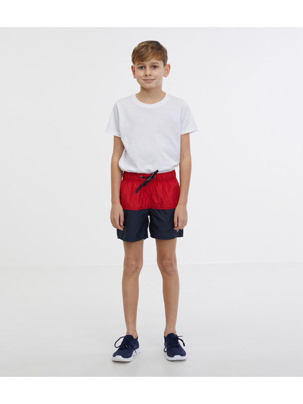 Sam 73 Crno-crveni dječački kupaći kostim SAM 73 Yoda