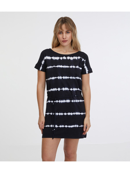 Sam 73 Bijelo-crna ženska haljina s uzorkom SAM 73 Raquel