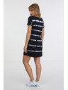 Sam 73 Bijelo-crna ženska haljina s uzorkom SAM 73 Raquel
