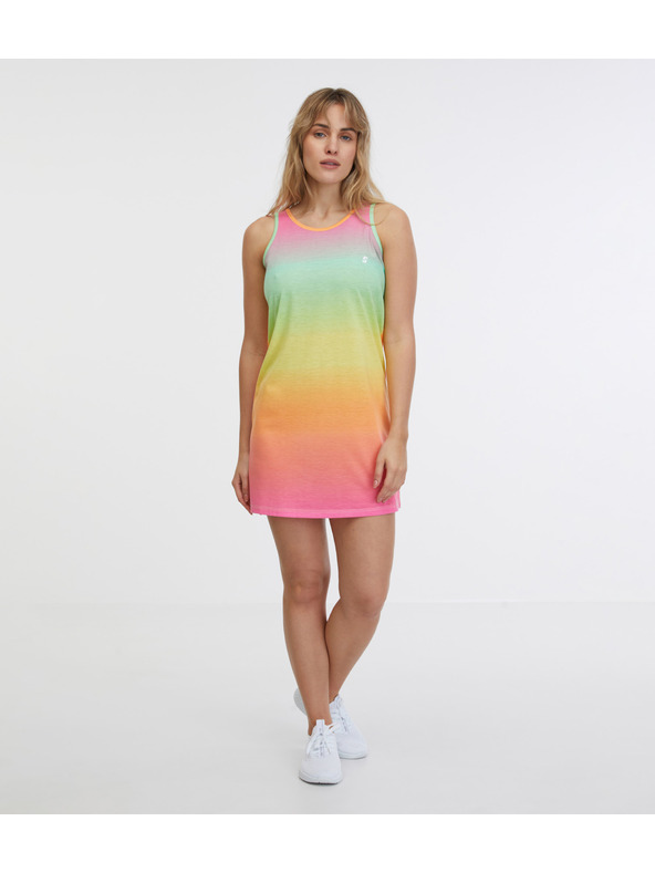 Sam 73 Žuto-ružičasta ženska haljina SAM 73 Renee