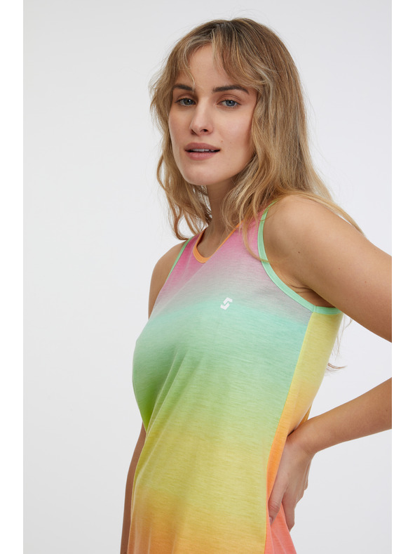 Sam 73 Žuto-ružičasta ženska haljina SAM 73 Renee