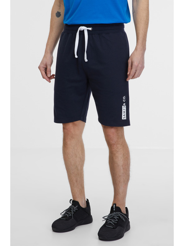 Sam 73 Tamnoplava muška trenirka kratke hlače SAM 73 Juan