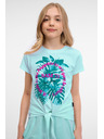 Sam 73 Djevojačka majica kratkih rukava mint boje SAM 73 Kiara