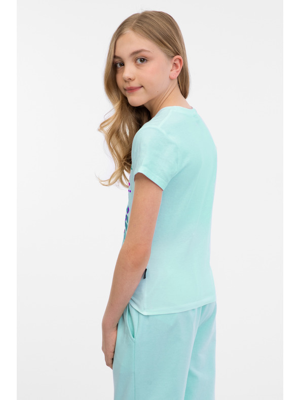 Sam 73 Djevojačka majica kratkih rukava mint boje SAM 73 Kiara