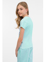 Sam 73 Djevojačka majica kratkih rukava mint boje SAM 73 Kiara