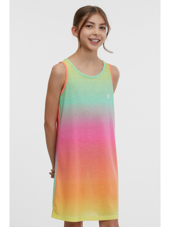 Sam 73 Zeleno-ružičasta haljina za djevojčice SAM 73 Sarabi