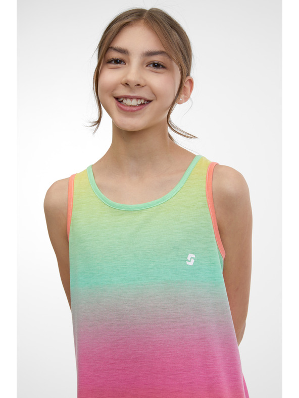 Sam 73 Zeleno-ružičasta haljina za djevojčice SAM 73 Sarabi