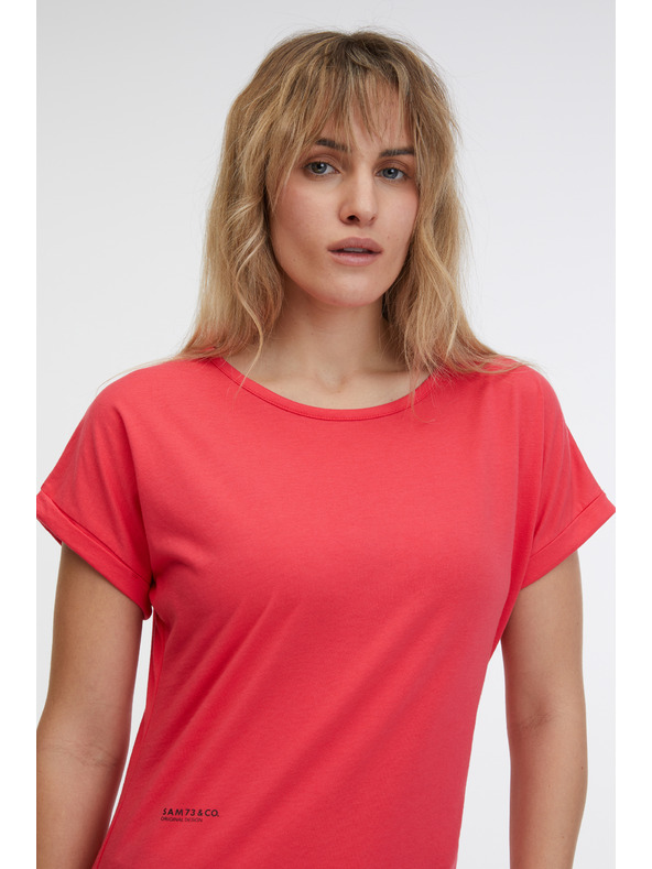 Sam 73 Koraljna ženska majica SAM 73 Cristina