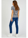 Sam 73 Plava ženska base majica na pruge SAM 73 Celeste