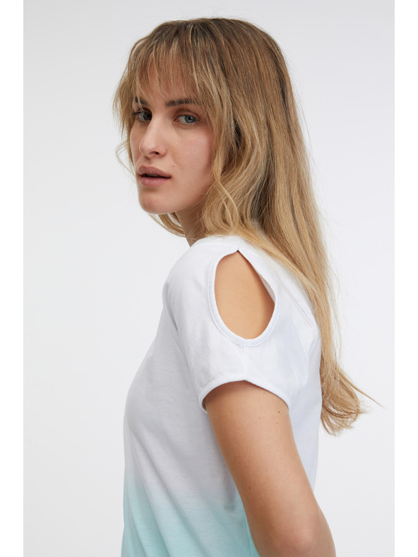 Sam 73 Plavo-bijela ženska majica kratkih rukava SAM 73 Dolores