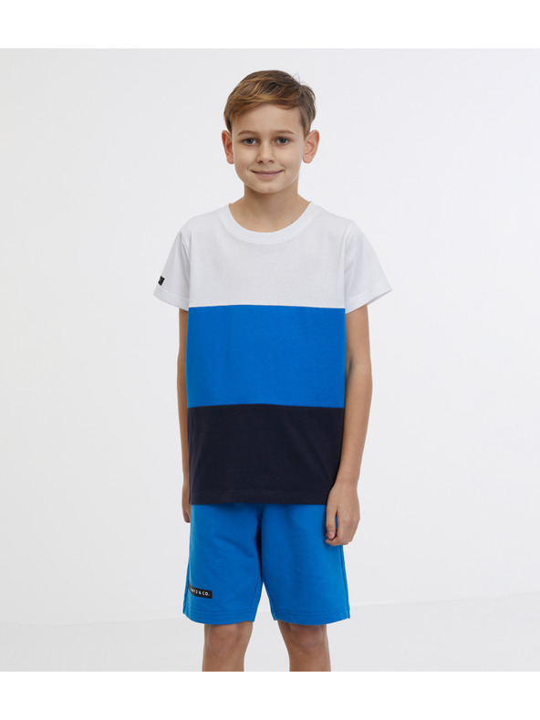 Sam 73 Plavo-bijela majica za dječake SAM 73 Jabba