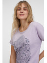 Sam 73 Svijetlo ljubičasta ženska majica SAM 73 Nazarena