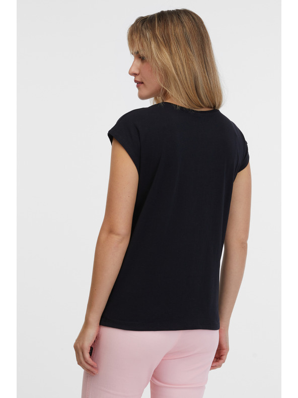 Sam 73 Crna ženska majica kratkih rukava SAM 73 Octavia