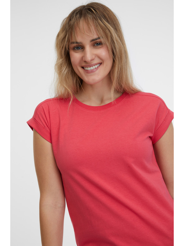 Sam 73 Koraljna ženska basic majica SAM 73 Miranda