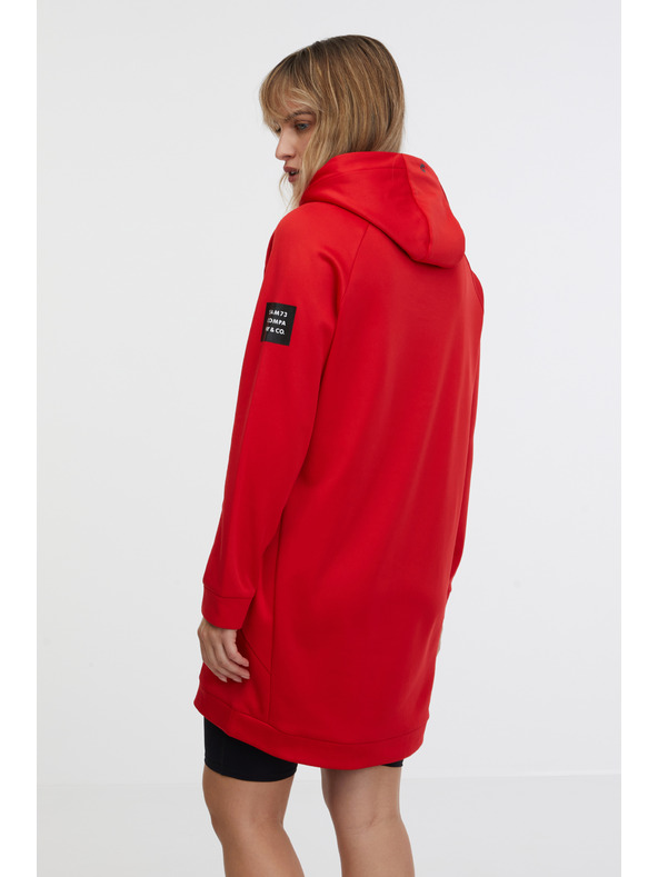 Sam 73 Crveni ženski dugi sweatshirt SAM 73 Thalia