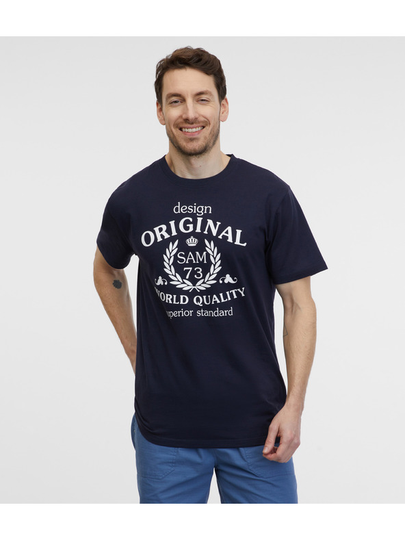 Sam 73 Tamnoplava muška majica SAM 73 Maverick