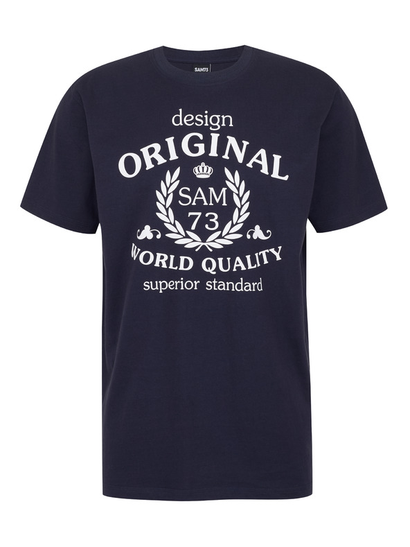 Sam 73 Tamnoplava muška majica SAM 73 Maverick