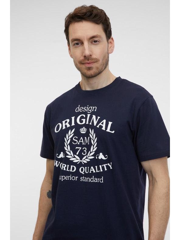 Sam 73 Tamnoplava muška majica SAM 73 Maverick