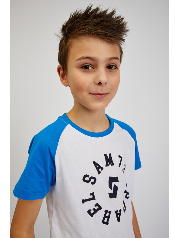 Sam 73 Bijela majica za dječake SAM 73 Richard