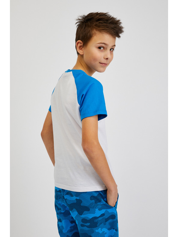 Sam 73 Bijela majica za dječake SAM 73 Richard