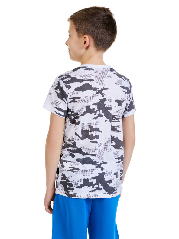 Sam 73 Svijetlo siva majica s uzorkom za dječake SAM 73 Kelvin