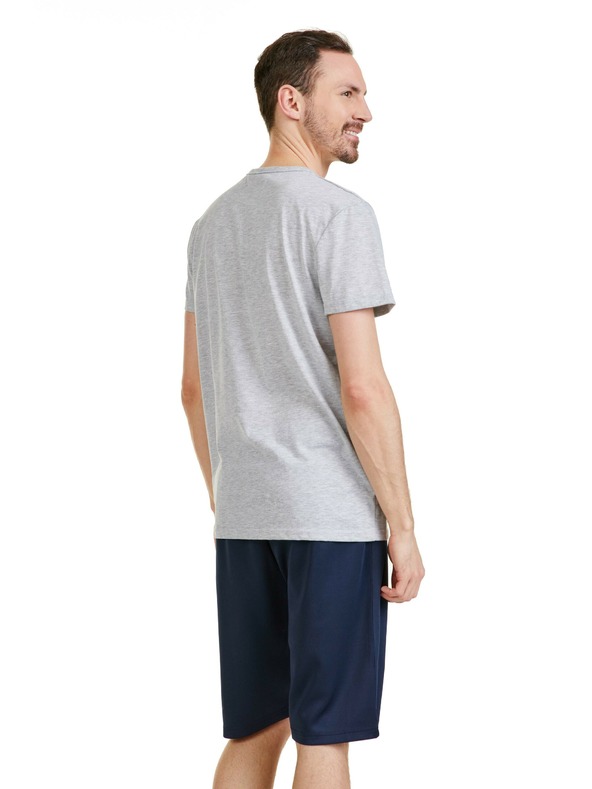 Sam 73 Svijetlo siva muška majica kratkih rukava SAM 73 Gideon