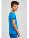 Sam 73 Plava dječačka pamučna majica s printom SAM73 Pyrop
