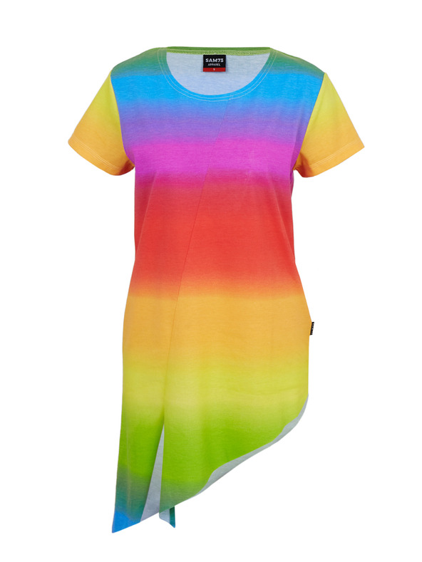 Sam 73 Narančasto-žuta ženska asimetrična majica SAM73 Vaga