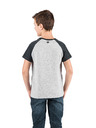 Sam 73 Siva majica za dječake s printom SAM 73