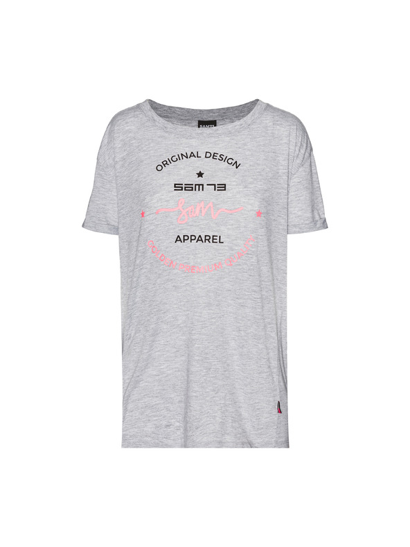 Sam 73 Siva ženska majica s printom SAM 73 Annabel