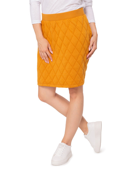 Sam 73 Ženska prošivena suknja u boji senfa SAM 73