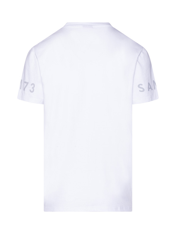 Sam 73 Bijela muška majica s printom SAM 73
