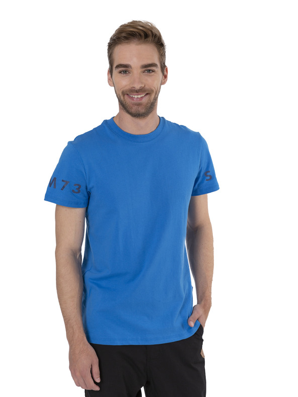 Sam 73 Plava muška majica s printom SAM 73