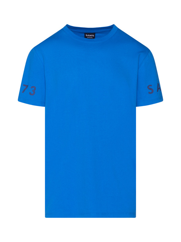 Sam 73 Plava muška majica s printom SAM 73
