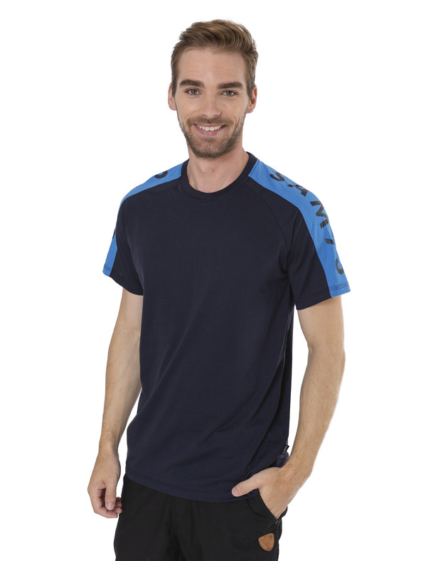 Sam 73 Tamnoplava muška majica s printom SAM 73